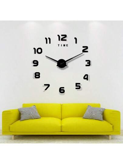 Moderne 16 35.4 51.18 Inch DIY Acrylic Wand Klok Large Silent Non Ticking Living Room, Bedroom, Minimalist Easy Installation, Perfect Home Office Room view 2