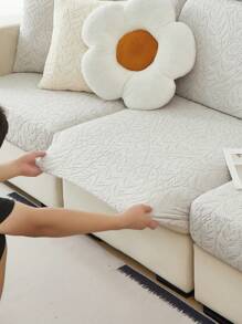 1 st Stretch Jacquard Sofahoes, Machinewasbaar, Anti-Kattenkrab, Meubelbeschermer Sofahoes, Moderne 3/4 Sofa + Chaise Lounge Kussenset Voor Slaapkamer, Kantoor, Woonkamer