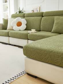 1 st Stretch Jacquard Sofahoes, Machinewasbaar, Anti-Kattenkrab, Meubelbeschermer Sofahoes, Moderne 3/4 Sofa + Chaise Lounge Kussenset Voor Slaapkamer, Kantoor, Woonkamer