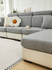 1 st Stretch Jacquard Sofahoes, Machinewasbaar, Anti-Kattenkrab, Meubelbeschermer Sofahoes, Moderne 3/4 Sofa + Chaise Lounge Kussenset Voor Slaapkamer, Kantoor, Woonkamer