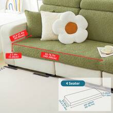 1 st Stretch Jacquard Sofahoes, Machinewasbaar, Anti-Kattenkrab, Meubelbeschermer Sofahoes, Moderne 3/4 Sofa + Chaise Lounge Kussenset Voor Slaapkamer, Kantoor, Woonkamer