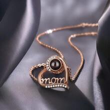 Collar con proyección nano de fotos a color personalizadas, recuerdo personalizado, regalo de recuerdo de vacaciones para mamá y la madre