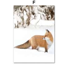 1pc Mùa đông Phong cảnh thiên nhiên Tuyết Canvas Tranh Chim Sói Động vật Poster và Bản in Nghệ thuật treo tường Trang trí Giáng sinh Trang trí nhà ngày lễ Không có khung - Nhiều màu - Xem 57