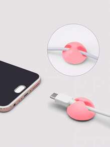 3入組書桌數據綫固定器 - 白色 - 查看 6