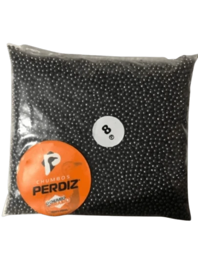 Chumbo Esfera (1 KG) Granulado de Caça Esferico - Tamanho 8 - Perdiz