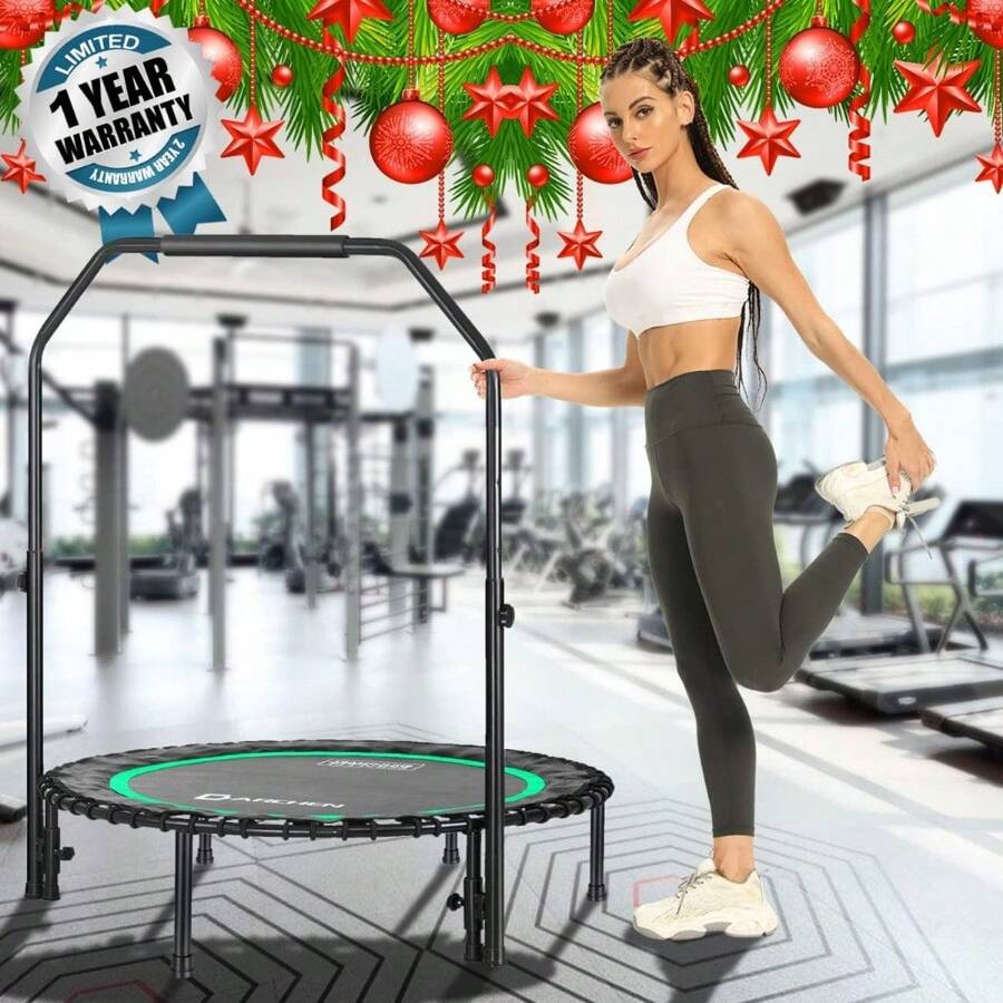 200 KG Rebounder Mini Trampoline For Adults, Indoor Small Rebounder