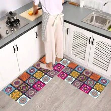 1 st. Woondecoratie, Plaid, Houtnerf, Keukenkleed, Keukenmat - Absorberend, Vlekbestendig, Ideaal voor Boerderij, Entree, Binnen, Kamerdecoratie, Keuken, Eetkamer, Klein Kantoor/Thuiskantoor, Wasbak, Wasruimte