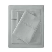 Gracie Mills Reeve 1500 Thread Count 2-Piece Pillowcases - GRACE-9297 - Xám - Xem 2