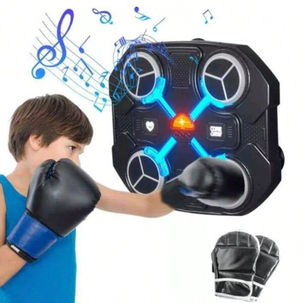 Juego Maquina Boxeo Con Música Bluetooth Inteligente Manoplas De Boxeo De Pared En Casa Para Adultos Y Niños Juguete Y Juguetes