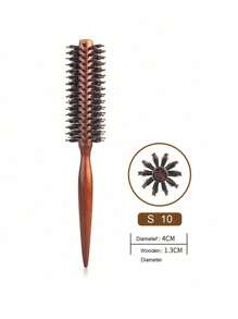 1pc Hair Styling Brush, Nylon Curling Roller Brush, Non-Damaging - Multicolor - View 3