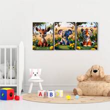 Kit Of 3 Decorative  Frames For Children's Rooms - Boys And Girls - Self-Adhesive - 04 - 查看 1