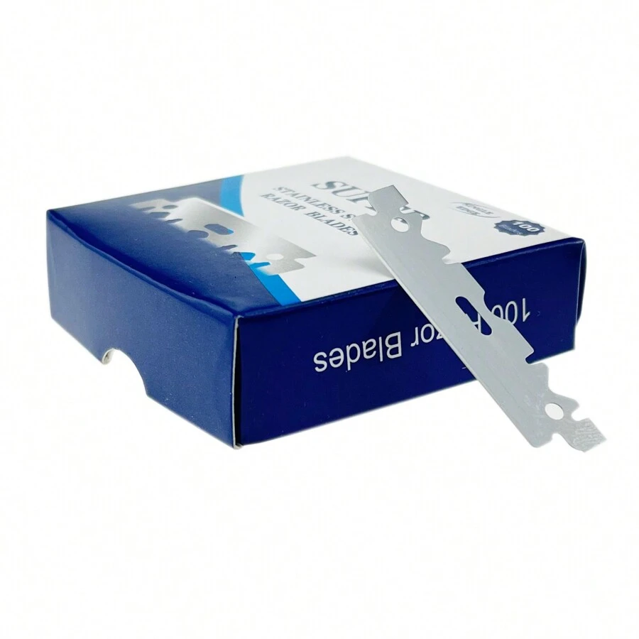 100/200pcs Single Edge Stainless Steel Razor Blades, Sharp And Durable ...