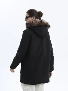 Winter Parka Jackets For Women,Thickened Ladies Puffer Jacket With Faux Fur Lining, Waterproof,Warm, Hooded Womens Winter Coats For Cold Weather