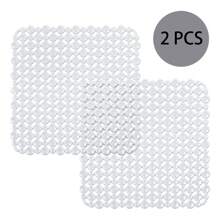 2pcs Kitchen Sink Protection Mat, Sink Dishwasher, Quick Drainage Mat Protection Mat, Anti Slip Mat Sink (Pack Of 2) - Red and White - View 1