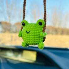 onEternal Handmade Crochet Decorative Ornament, Hanging Accessory For Car Interior, Decor, Gift