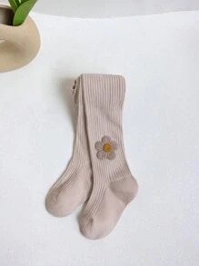 3 件套女童纯色紧身裤，适合日常生活 - 彩色 - 查看 5