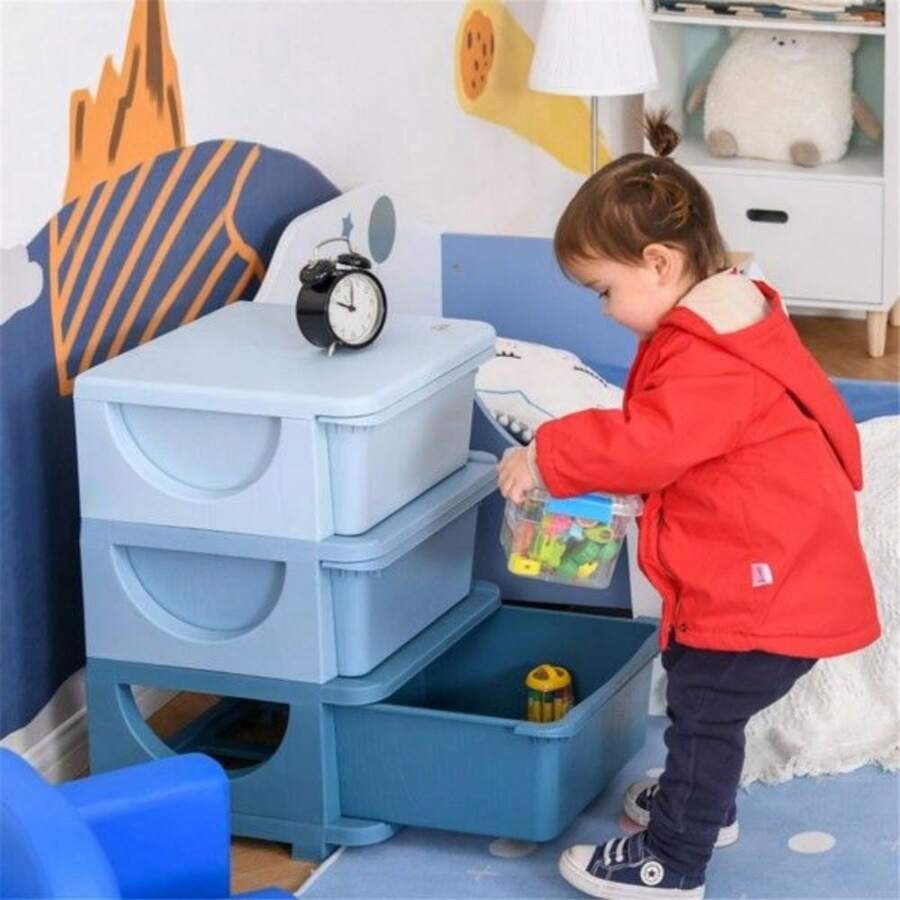 Kids Storage Unit DresserBlue SHEIN USA