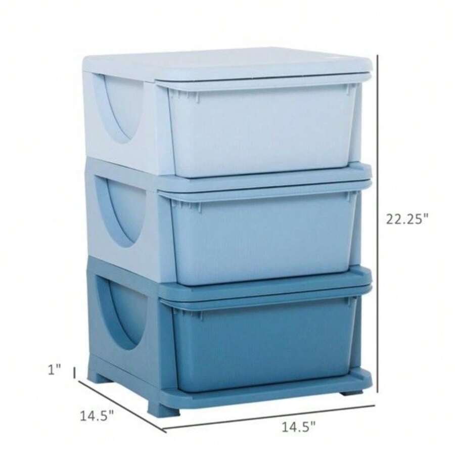 Kids Storage Unit DresserBlue SHEIN USA