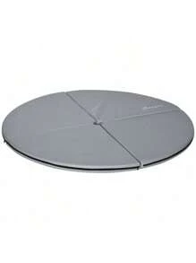 Soozier Pole Dance Mat, 2"T X 5'W Folding Pole Dance Mat For Home, Lightweight And Foldable, Grey,ElegantAbode