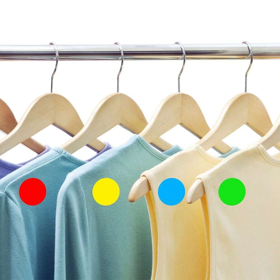 Royal Green Circle Stickers Color Coding Labels 50mm In Light Blue