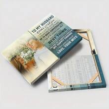 1 Piece Customizable Couple Picture Canvas Poster With Wooden Frame - Personalized Couples And Family Photo Wall Art - Share Precious Moments, Perfect Gift For Friends And Family, Home Decoration Gifts Birthday Graduation