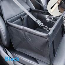 Asiento elevador para mascotas reforzado para perro o gato, bolsa portátil y transpirable con cinturón de seguridad, estable para viajes, con correa con clip y tubo de PVC, apto para mascotas de menos de 15 libras