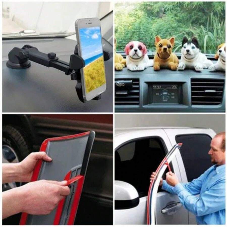 4 Rolls Car Double Sided Tapes Heavy Duty Double Sided Foam Tapes