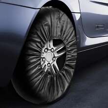 1pc Universal Oxford Cloth Car Tire Storage Bag, Waterproof Dustproof Tire Protective Cover Fit For R13"-R23" Tires - Black - View 8