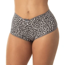 Kit 3 Panties Briefs Lingerie Thong Shorts Cotton Women's Briefs Sexy Lingerie - Multicolor - View 3