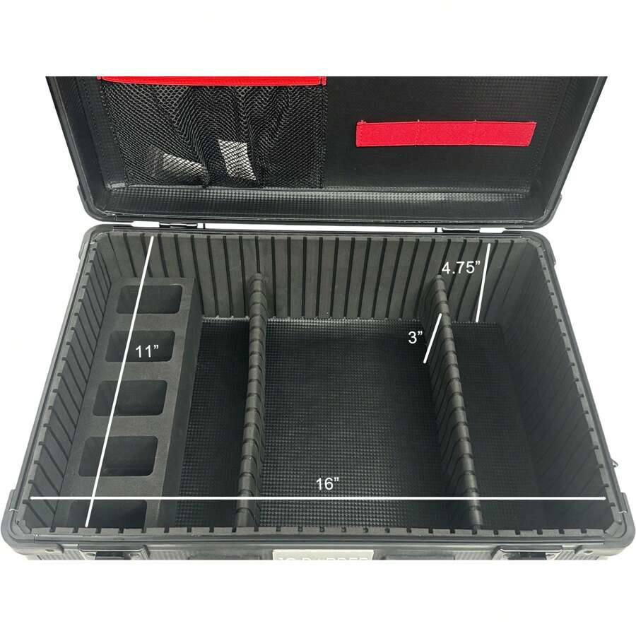 JC Barber 5 Clippers Removable Tray Barber Carrying Professional Travel