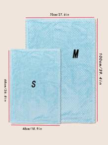 1pc Pet Winter Warm Blanket, Multi-Colors Available, Short Plush Soft And Comfortable, Suitable For Small/Medium Dogs - Pink - View 3