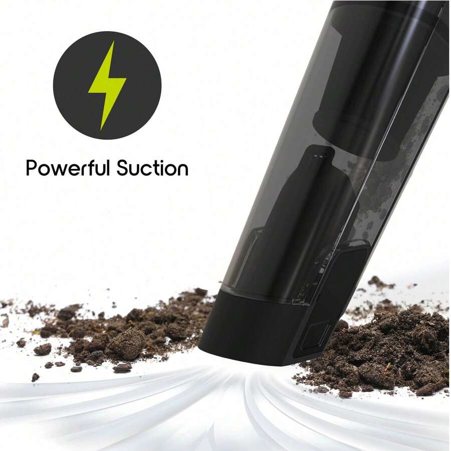 IonVac PowerMax Hand Vacuum, 5V Cordless Handheld Vacuum Cleaner With