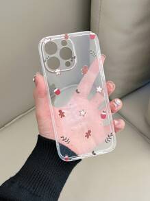 1 carcasă transparentă TPU anti-cădere de Crăciun, prăjitură, model de stea și frunze, compatibilă cu iPhone 15 Pro Max, S24 Ultra, Redmi 13C - Multicolor - Vizualizare 5