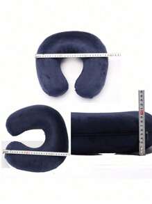 1 Pack Travel Pillow Neck Airplane Car Home Office Flight Soft Cover, U Shape Portable Student Adult Cushion, Support And Protect Cervical Vertebrae While Studying Or Riding, Other Travel, U Shape Pillow, Comfortable Car, Cute Support Cushion, Travel Accessories, Cartoon Creative High Speed ​​Rail Nap U Shape Pillow, Neck Decoration, Gift Men Women, Must-Have For Postmen, Must-Have For Back To School, Christmas Gift Bag For School School Accessories School Stuff - Multicolor - View 3