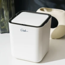 1PC Thùng rác nhỏ có nắp vuông màu trắng để bàn Phòng ngủ Ký túc xá Thùng rác nhỏ nhỏ cho hộ gia đình Phòng khách Bàn cà phê - Nhiều màu - Xem 7