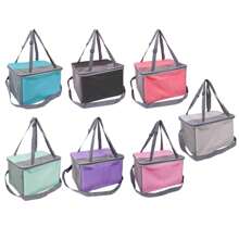 1pc Pet Car Carrier Bag, Fashionable Cat Bag, Portable Foldable Pet Car Seat Carrier