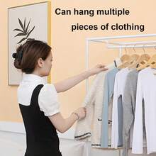 Armário portátil - Organizador de guarda-roupa independente com prateleiras, haste para pendurar e prateleiras de armazenamento, adequado para closet, quarto