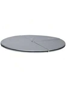 Soozier Pole Dance Mat, 2"T X 5'W Folding Pole Dance Mat For Home, Lightweight And Foldable, Grey,ElegantAbode