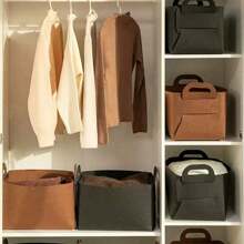 1pc Felt Folding Storage Basket Ins Snacks, Toys, Miscellaneous Items, Cosmetics Storage Box Felt Hand-Held Dirty Clothes Storage Basket Dress Pants Shoes Jeans Boots Skirt Bedroom, Organizer, Home Storage, For White T-Shirt Women, Black Pants Women, Ladies Winter Clothes, Dress, Winter Clothes For Ladies, Elegant Woman Dresses, White Shirt For Ladies, Long Sleeve, White Jumpsuit For Women, Spring Dresses For Women, Spring Outfits For Women, Spring, Spring Clothes, Minimalist, Summer Tops Storage