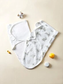 2pcs Baby Anti-startle Swaddle Blankets