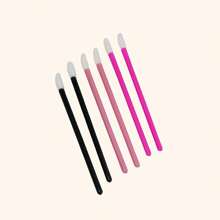 一次性唇刷口红涂抹刷 150 支/300 支遮瑕刷睫毛刷棒（唇刷-A 色） - 彩色 - 查看 10