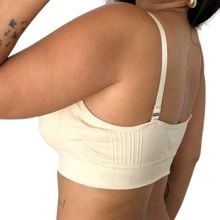 ZD SEAMLESS BRA SEASURF TOP FABRIC HOPE/LUPO - Rượu sâm banh - Xem 2