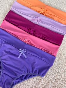 Women's High Waist Panties Kit Reduces Measurements - 彩色 - 查看 4