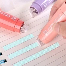 4 peças/conjunto de rolo de fita adesiva dupla face, cabeça telescópica giratória, suprimentos para scrapbooking adulto, fita fotográfica para scrapbooking, manual, diários e artesanatos para scrapbooking de cartão