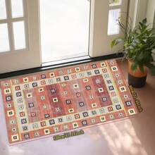 1 tấm thảm trang trí trong nhà họa tiết hình học phong cách Châu Âu, thảm trải sàn phòng khách, thảm trải sàn phòng ngủ, thảm trải sàn đầu giường chống trượt, thảm trải sàn phòng ăn, thảm trải sàn bếp, tấm lót ghế văn phòng, thảm chùi chân, thảm tập bò cho bé, chăn dã ngoại, thảm cắm trại ngoài trời, thảm trải sàn hành lang văn phòng - Nhiều màu - Xem 15