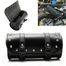 Waterproof Motorcycle Multipurpose Saddle Bag, Leather Tool Pouch With Password Lock, Universal Storage Bags, Riding Accessories
