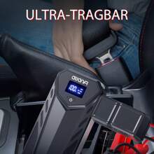 AWANFI Avviatore di emergenza 3000A, Avviatore di emergenza a batteria Batteria di avviamento portatile Scatola di avviamento di emergenza da 12 V per motori a gas fino a 10,0 litri o motori da 8,0 litri con ricarica rapida USB, torcia a LED
