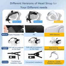 For PlayStation VR2 Headband PS VR2 Glasses Retractable Adjustable Headband Non-Slip Comfortable Weight Reduction Headband Expansion Accessories - PS VR2 Adjustable Head Strap - View 3