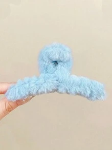 Women's Autumn Winter New Plush Extra Large Hair Clips. Fashionable Popular Extra Large Hair Claw. Bun Clips. Party Daily Versatile Hair Accessories Hair Clips Fall Claw Clip For Vacation Outfits Woman