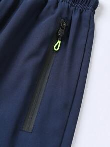 Pantalones cortos casuales sueltos de seda de hielo para hombre, aptos para deportes, al aire libre, correr, fitness, senderismo, ciclismo